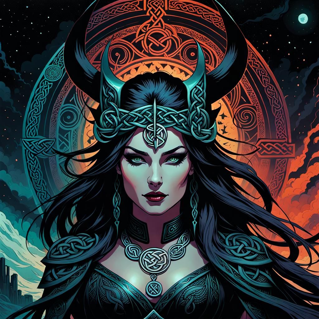 Celtic Goddess Morrigan æ