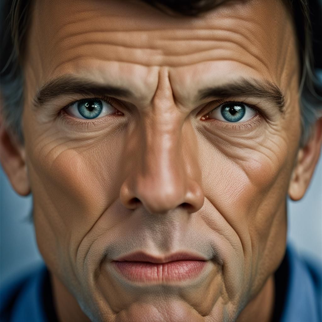 Professional Close-Up Portrait with Bokeh