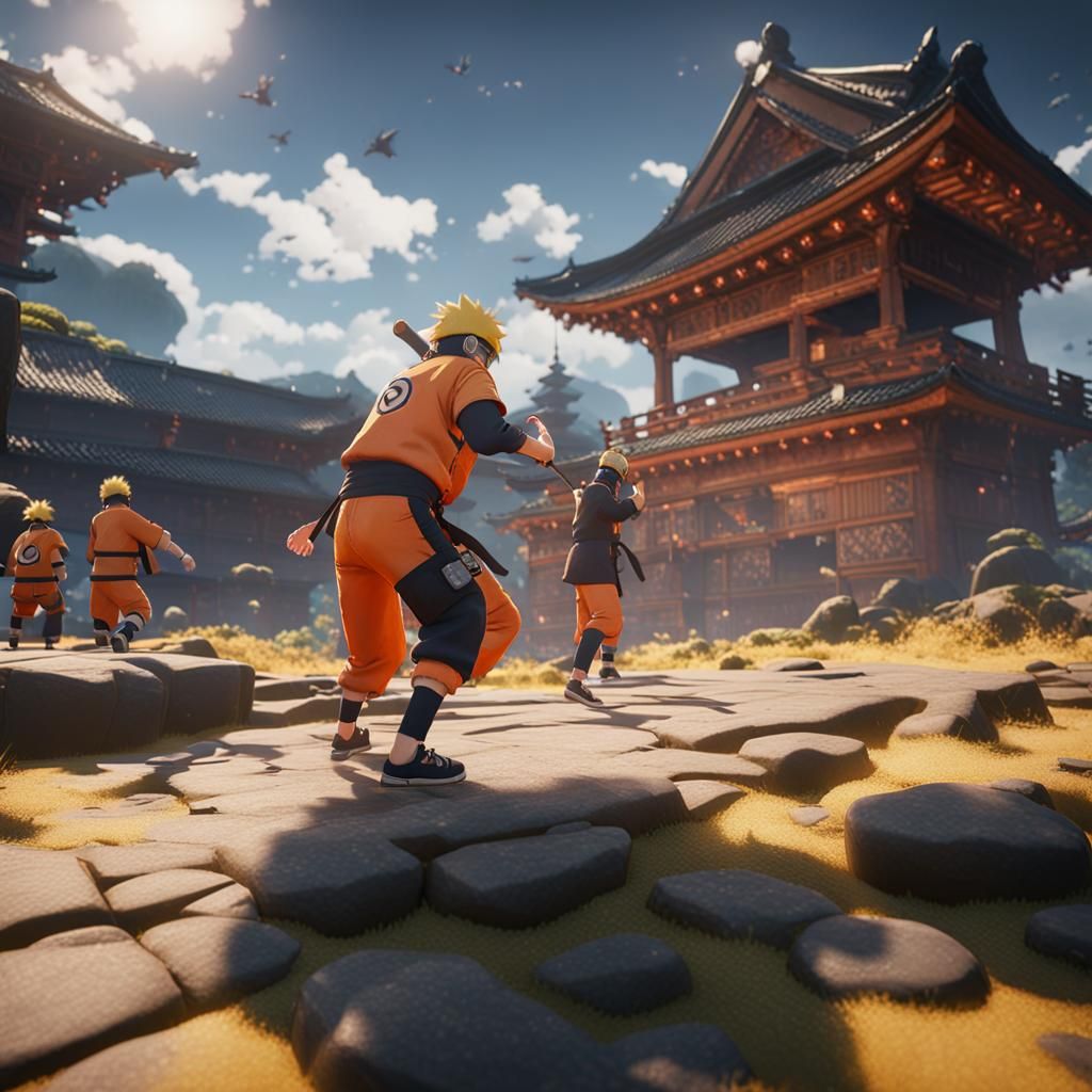 Naruto Battling: 3D Game Cinematic Graphics