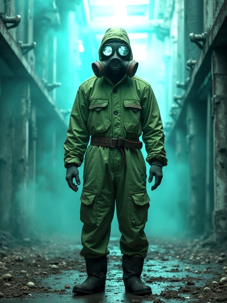 Hazmat Liquidator in Abandoned Reactor Hall