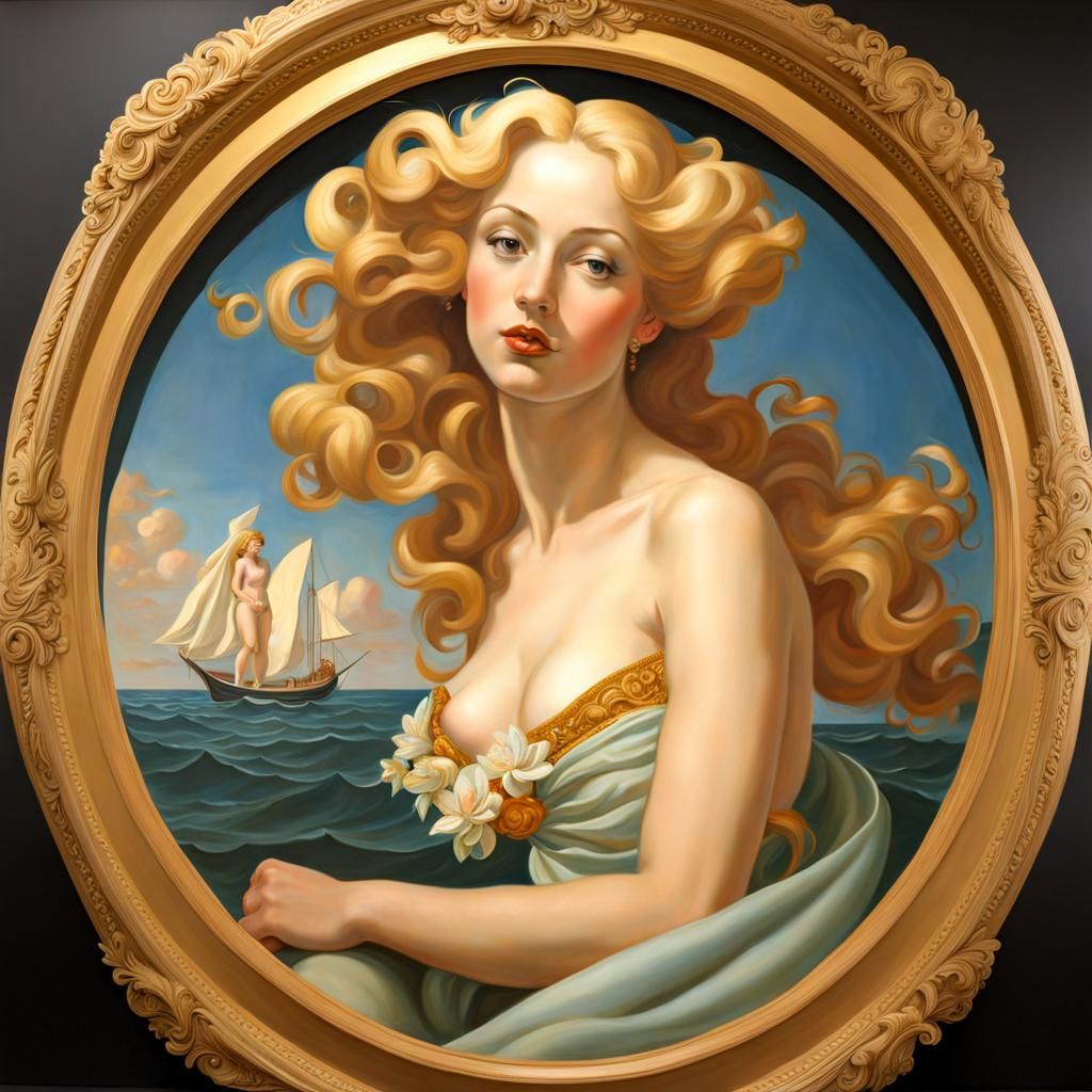 Birth of Venus: Grotesque Figurative Art