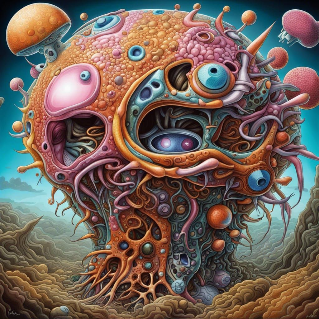 Sci-Fi Surrealism: Hyperdetailed Intricate Artwork