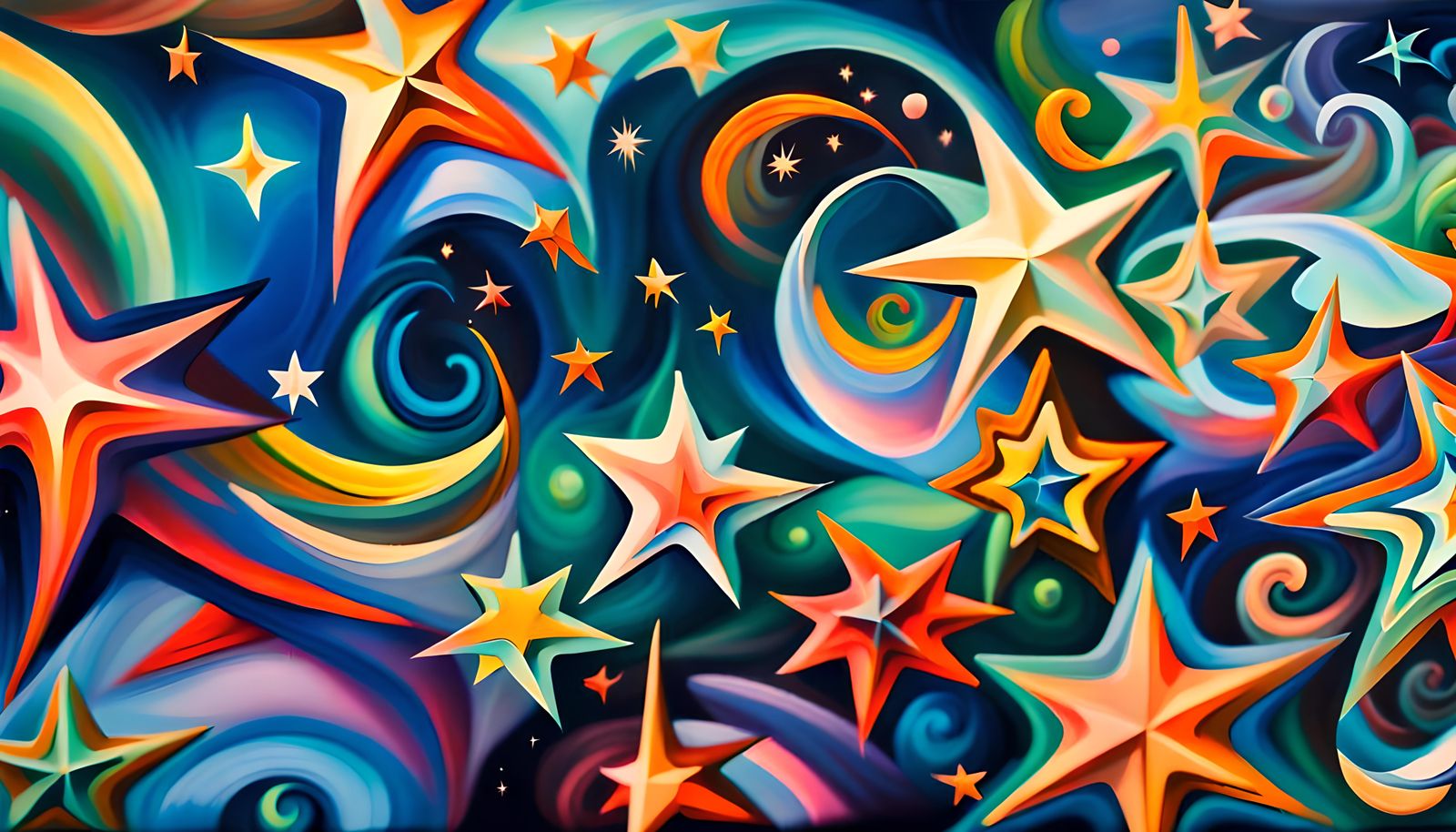 Harmonious Star Cluster Formation in Impasto Style