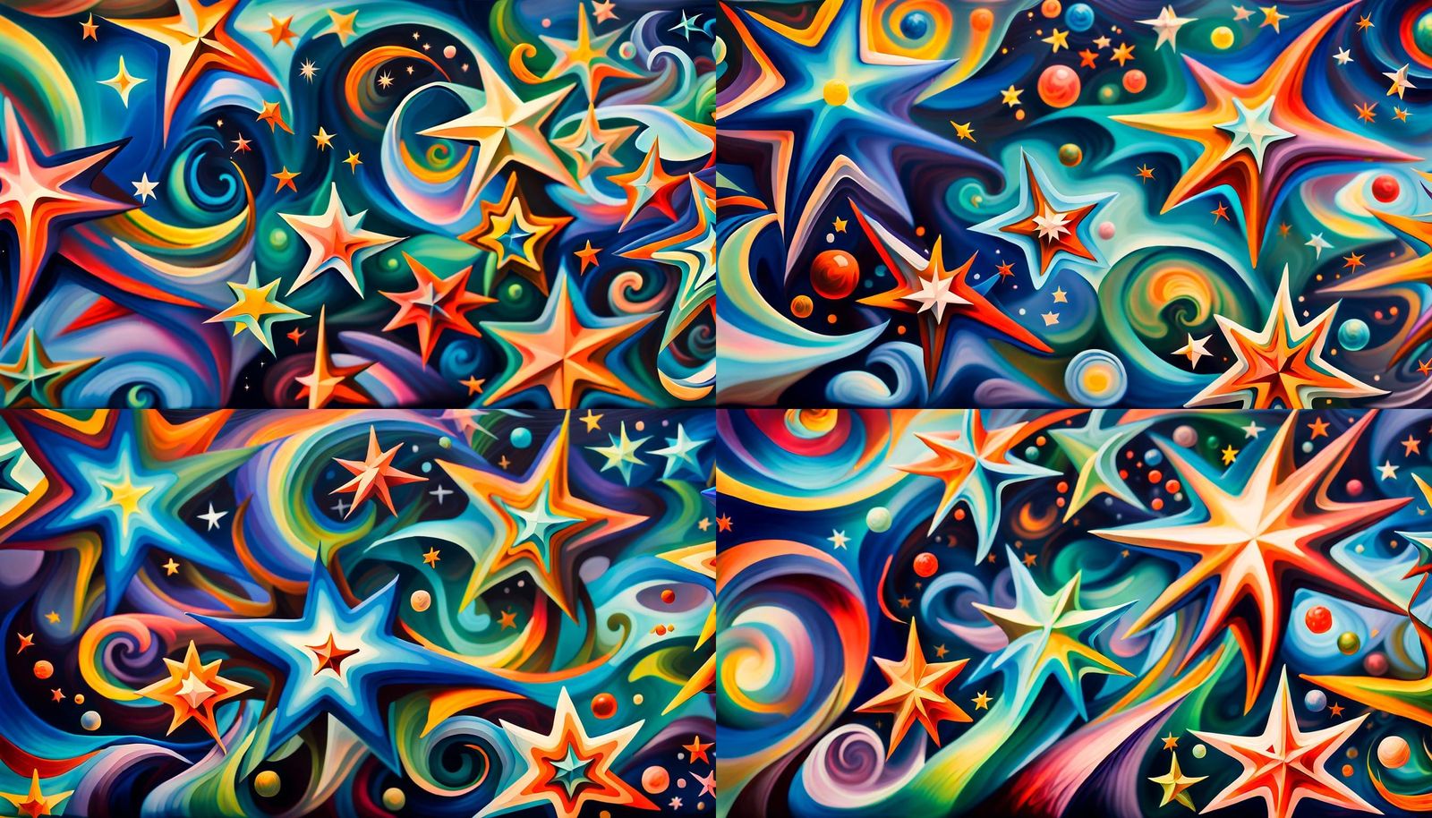 Harmonious Star Cluster Formation in Impasto Style