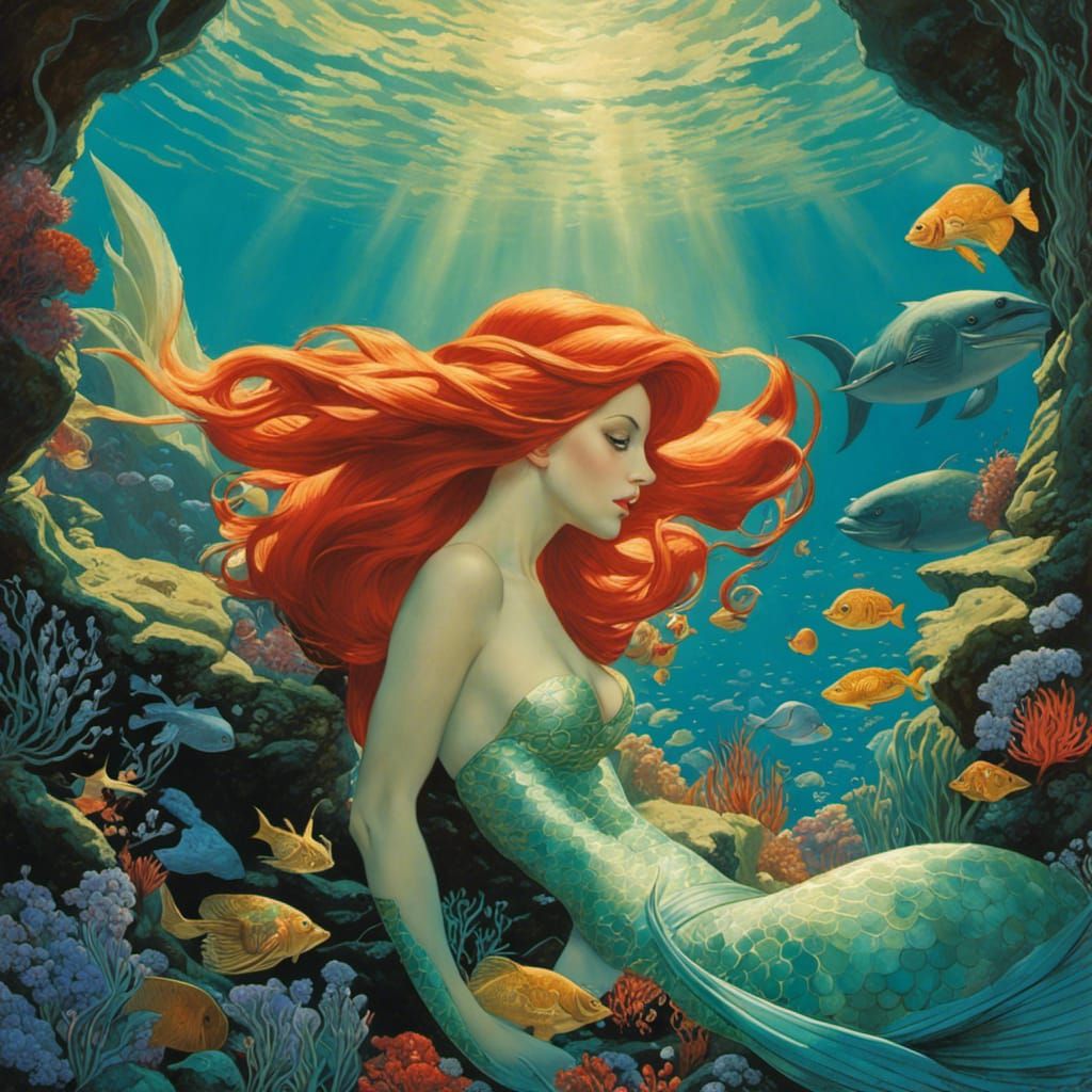 The Little Mermaid: A Masterpiece Painting