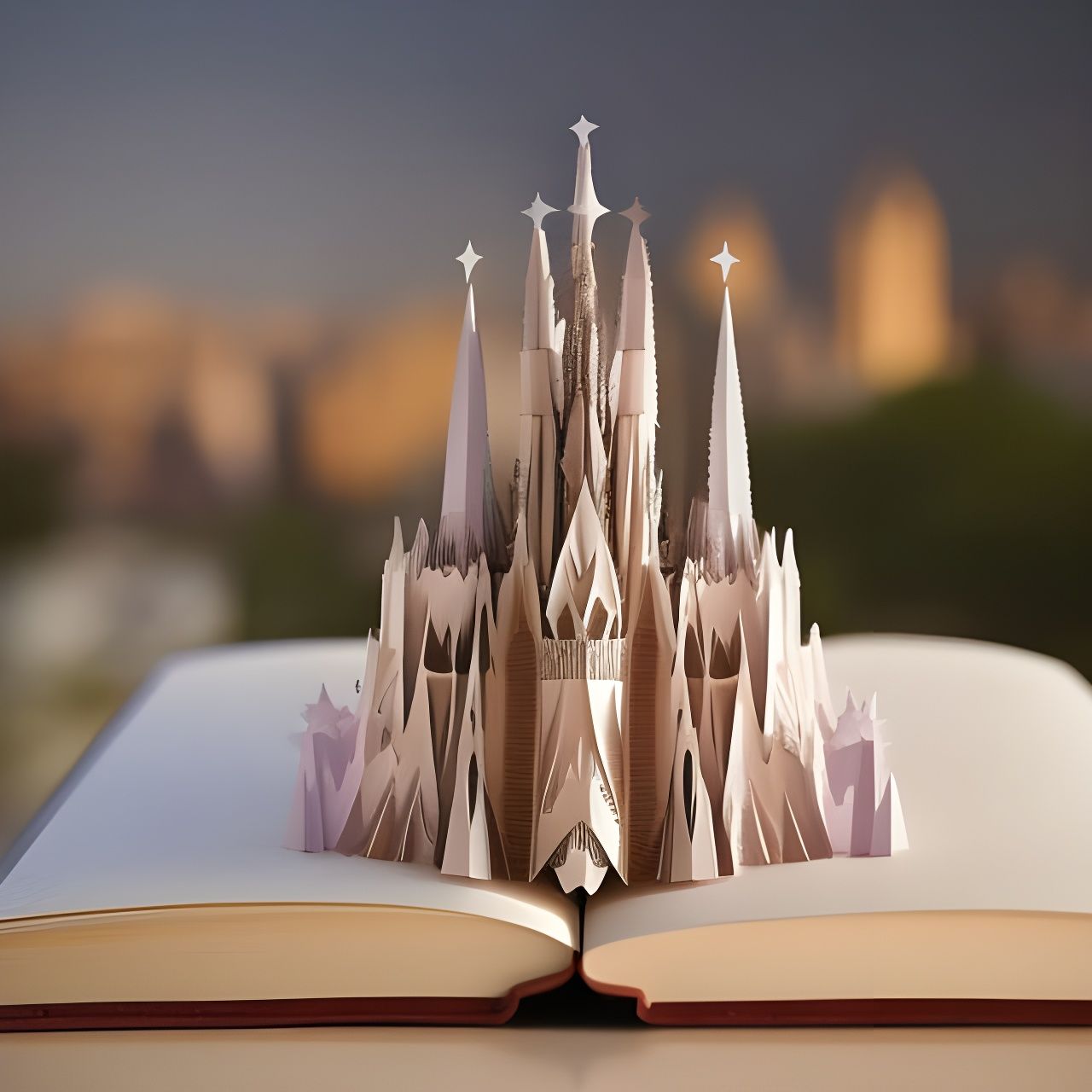 The Sagrada Familia from Barcelona