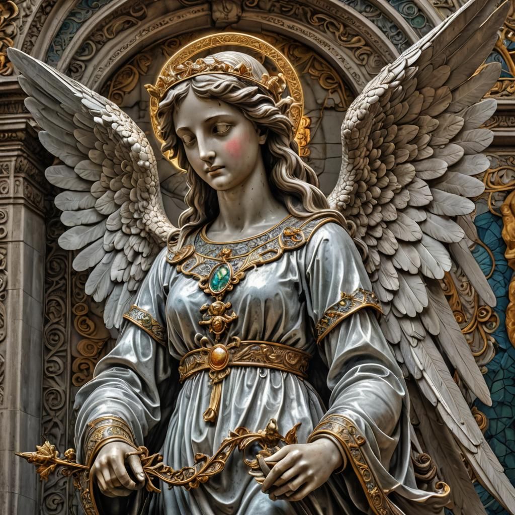 Radiant Guardian Angel of Protection and Love