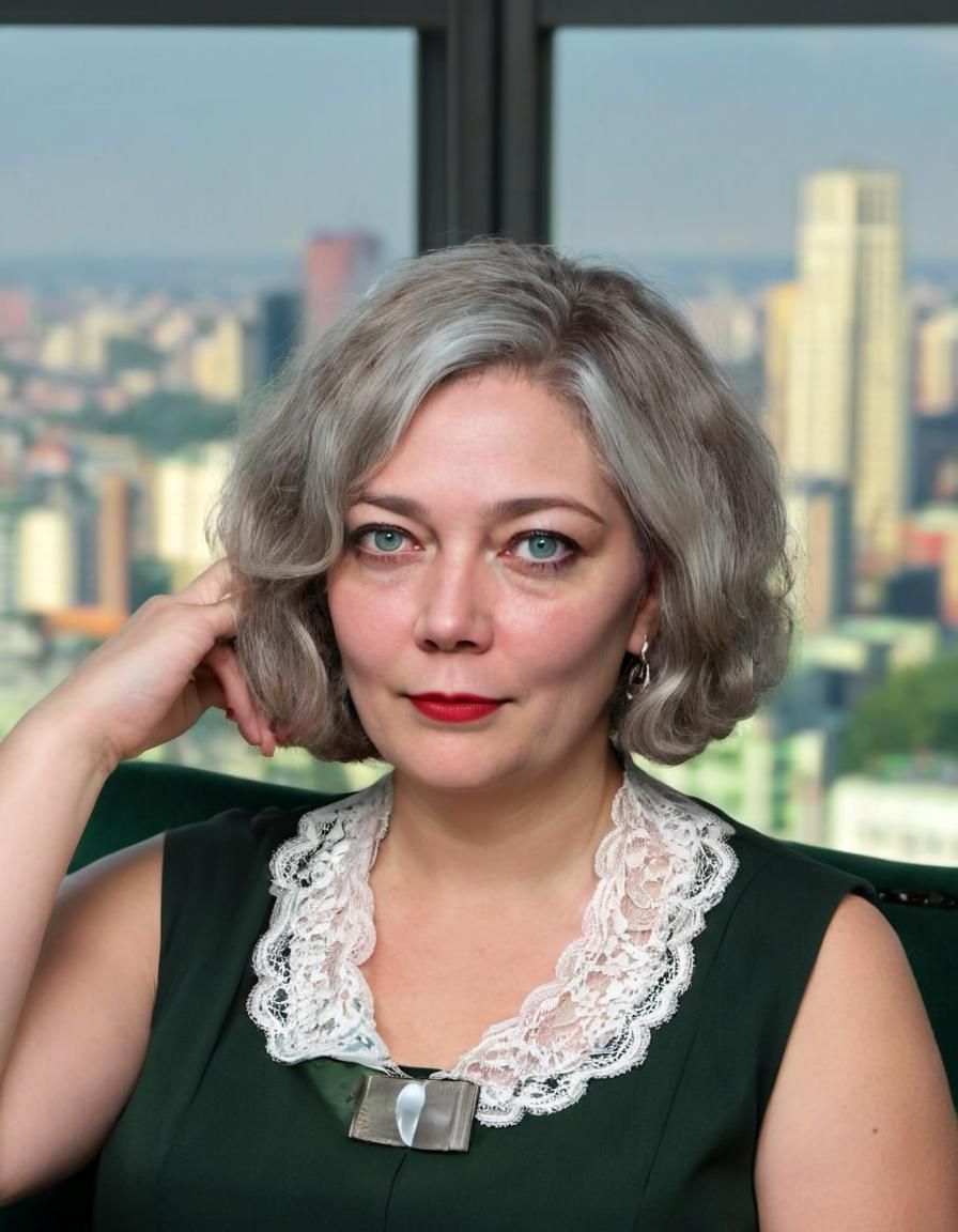 Businesswoman Portrait in Armchair