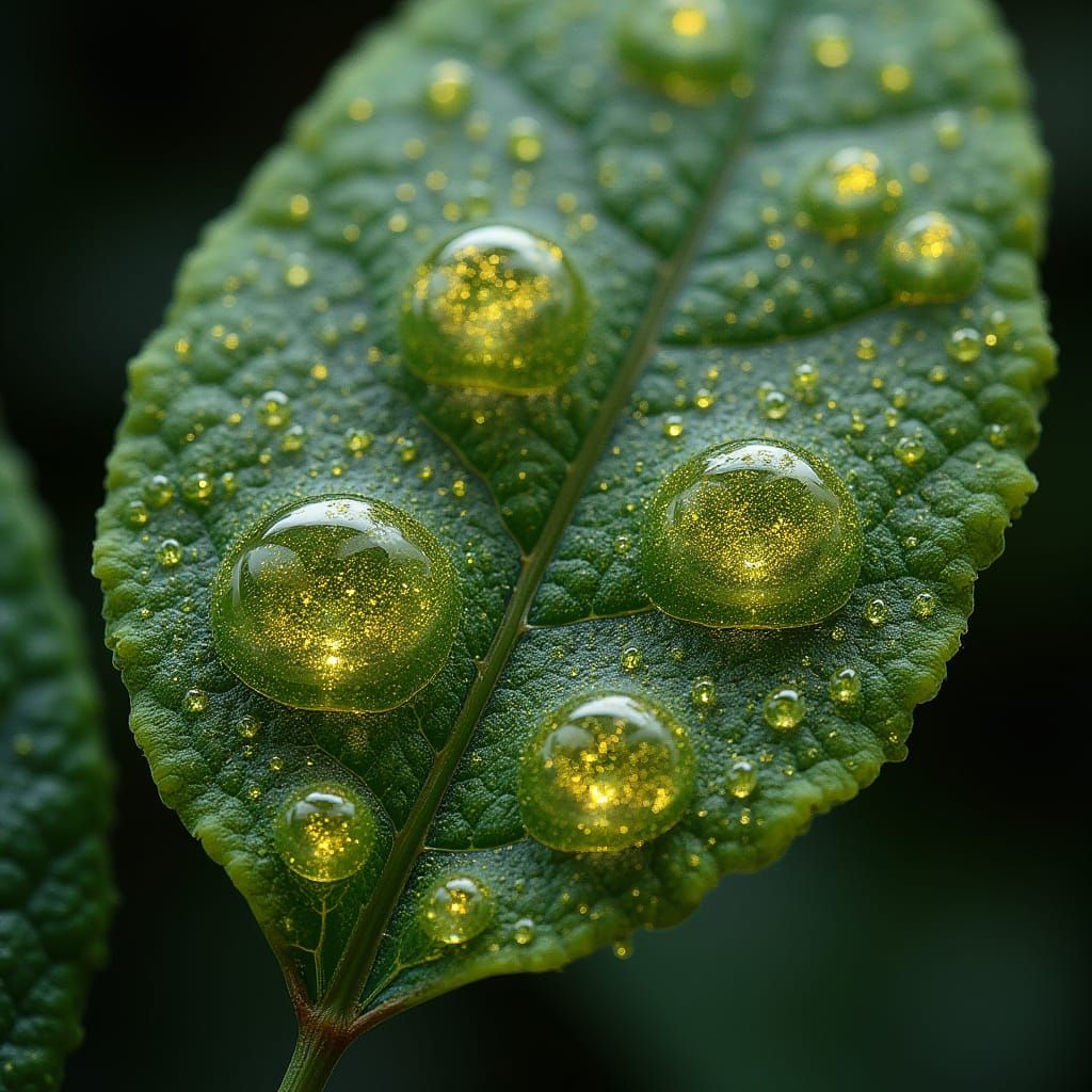 Fractals in Crystalized Leaf Formations
