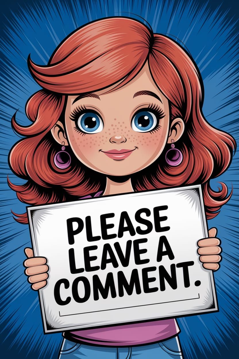 "Please leave a comment."