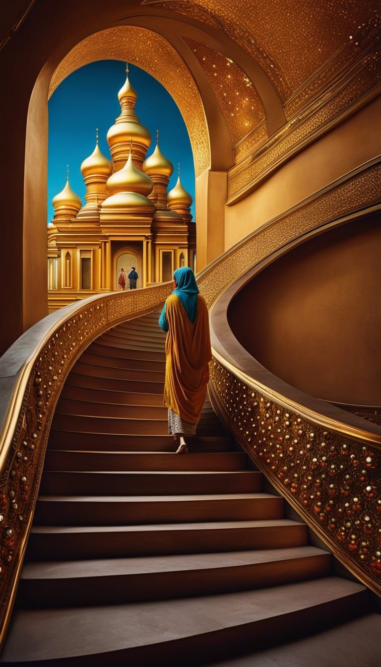 "There's a lady who's sure all that glitters is gold and she's buying the stairway to Heaven"