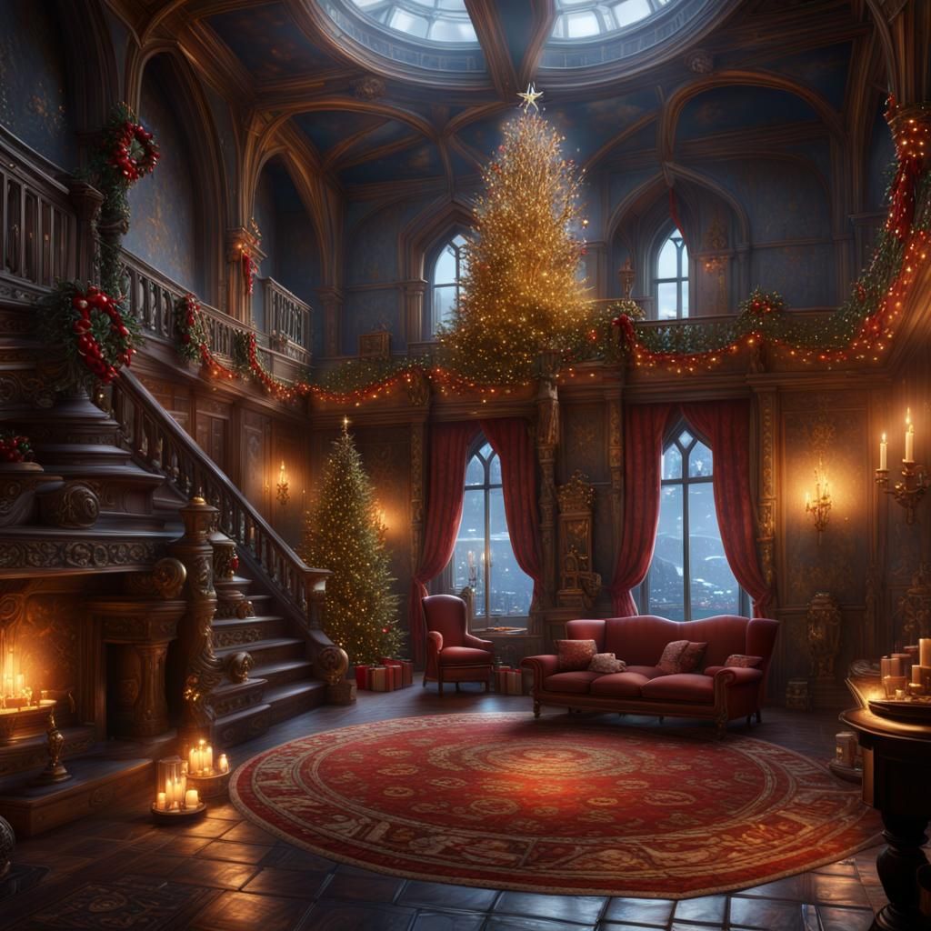 Christmas Escape Room in a Fantasy Castle