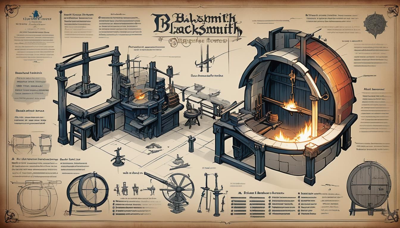 Blacksmith's Forge Blueprint: Crafting Legendary Weapons