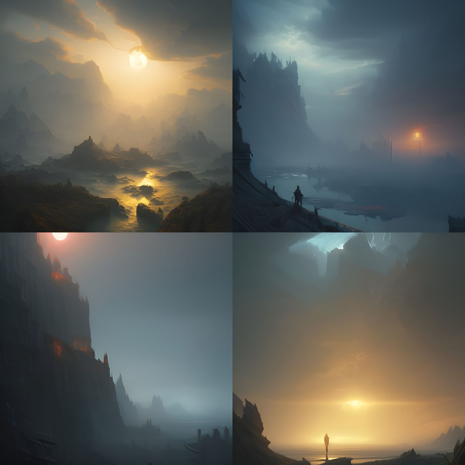 Surreal Dying Day: 8k Concept Art