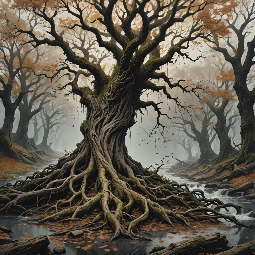 Heart Entangled: Hyperrealistic Trees of Loneliness