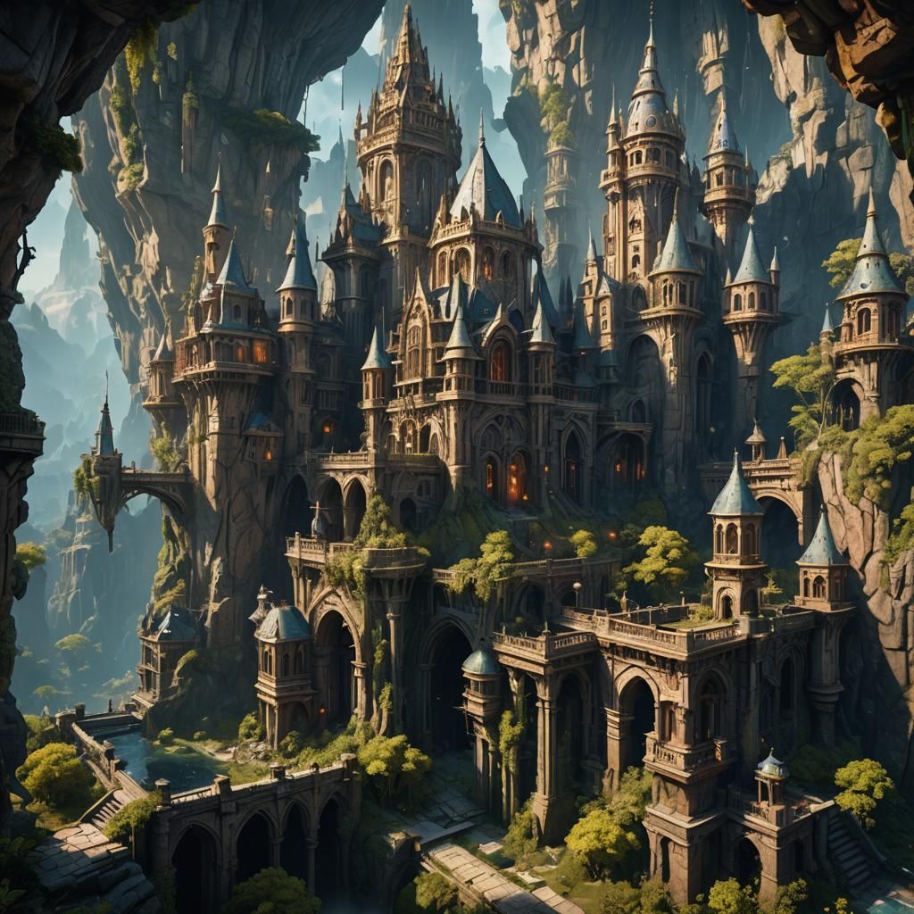 Fantastical Biochemistry Concept Art in Deep Color