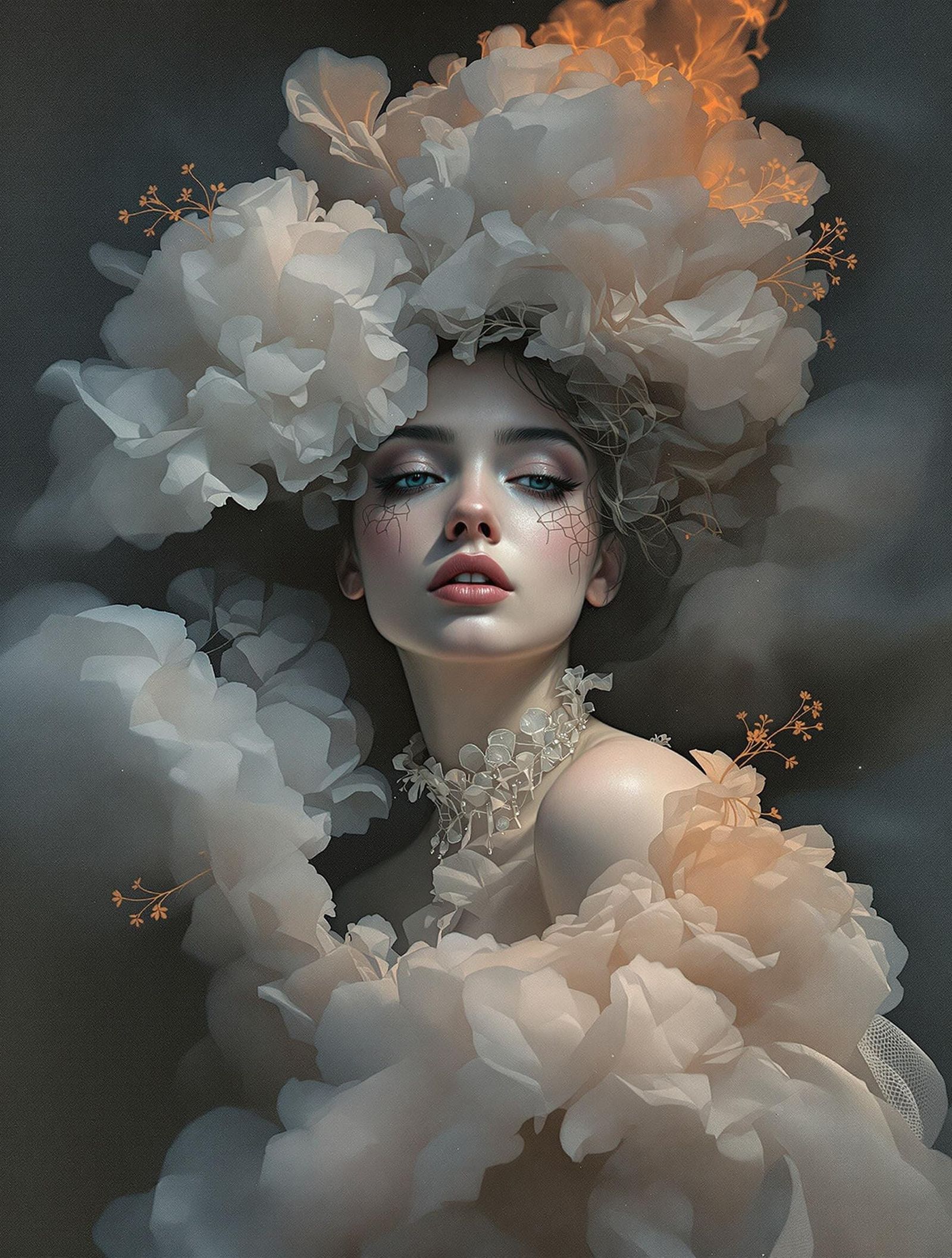 Dreamy Flemish Masterpiece in Soft, Warm Hues