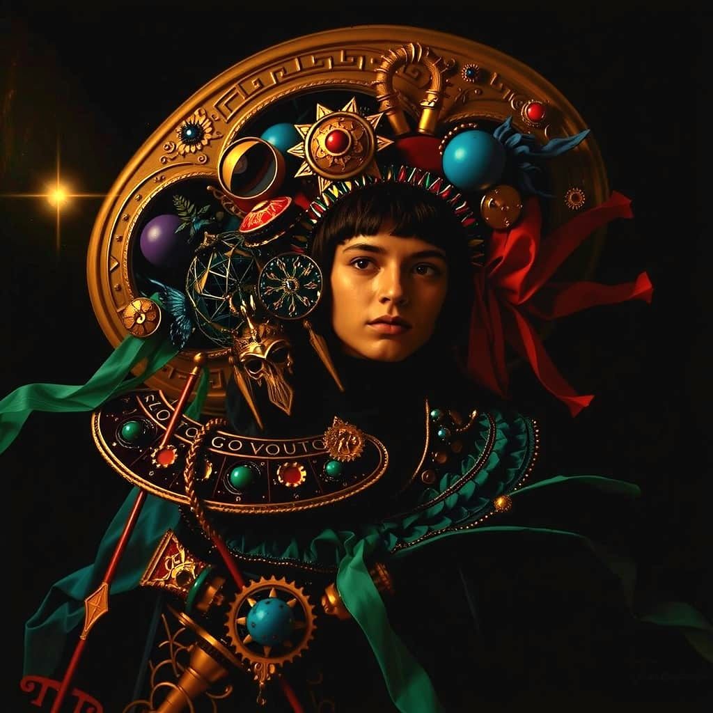 Masterpiece Painting of Beauty and Truth