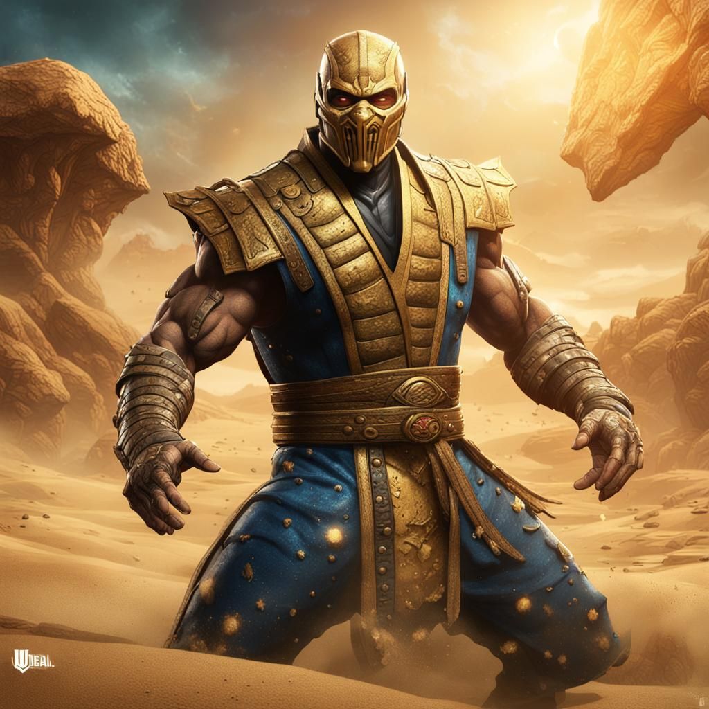 Geras as Sandman: Detailed Matte Painting