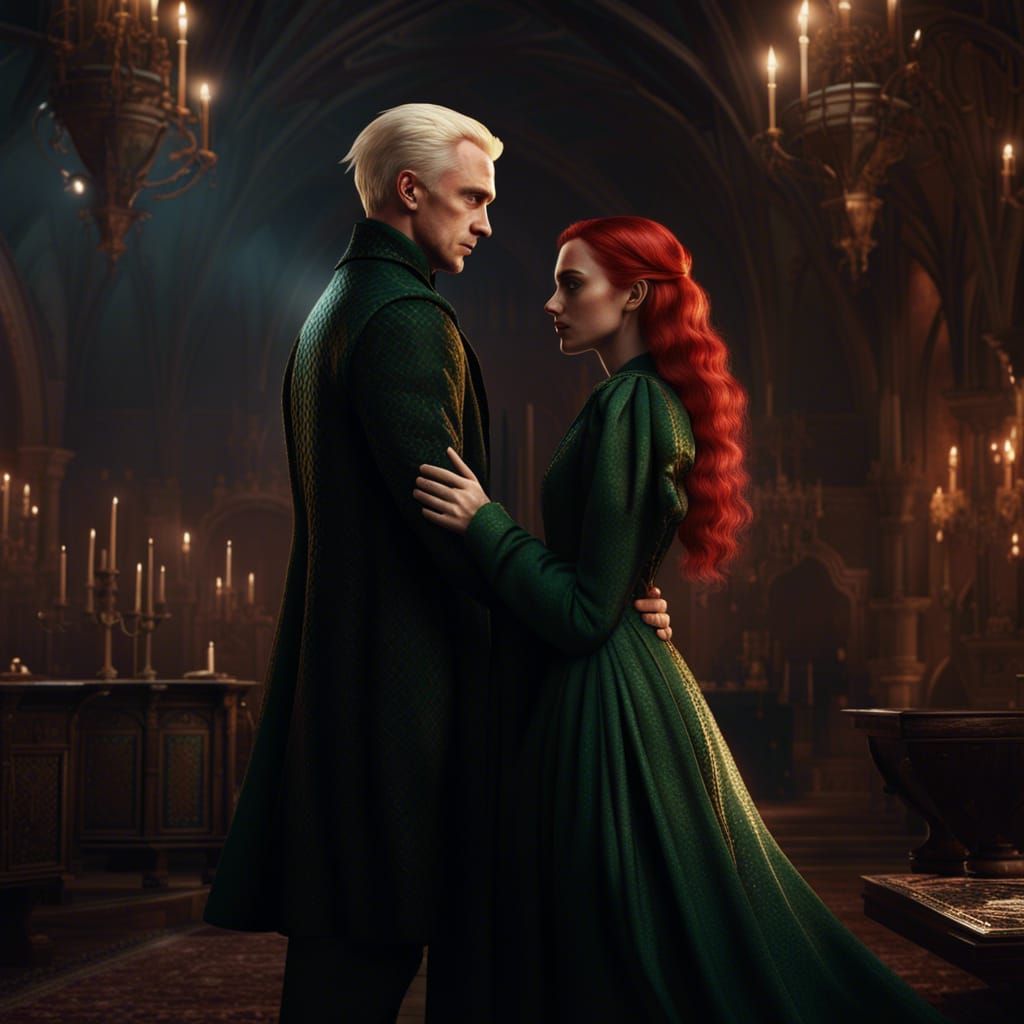 Draco Malfoy's Proposal: Fantasy Concept Art