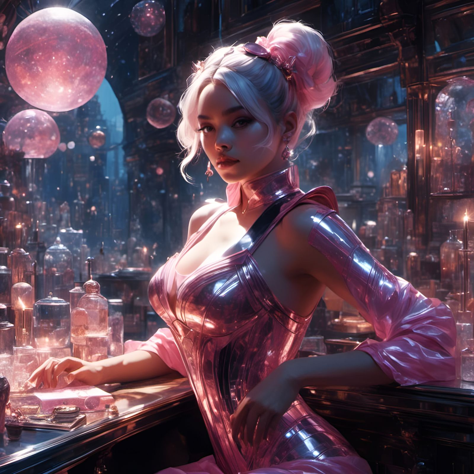 Guinan Tends Bar for Lost Beagle