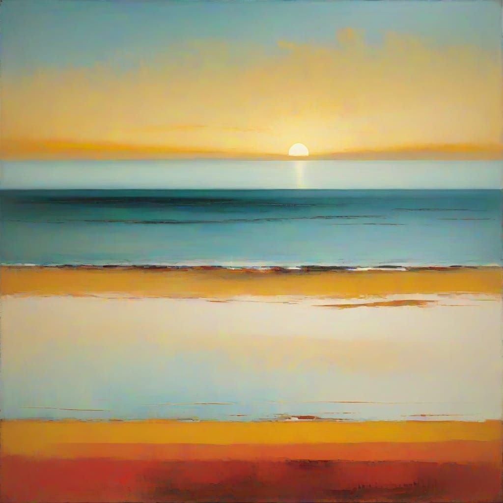 Surreal Geometric Landscapes in Soft Focus