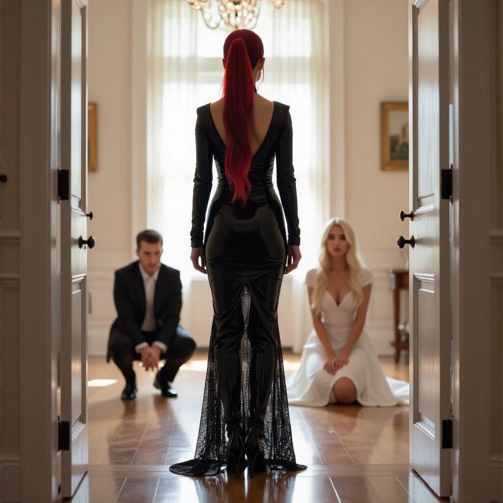 Goddess Iris Seeks Revenge in Cinematic Film Still