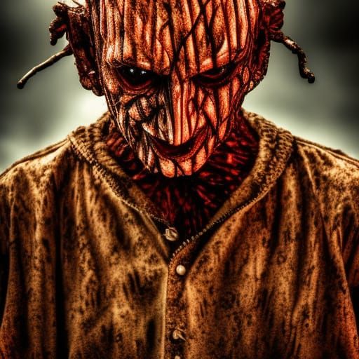 Creepy Freddy Krueger Creature in Witchcore Horror