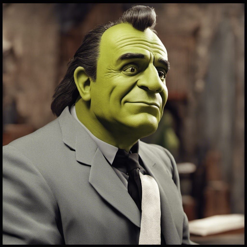 Johnny Cash as Shrek