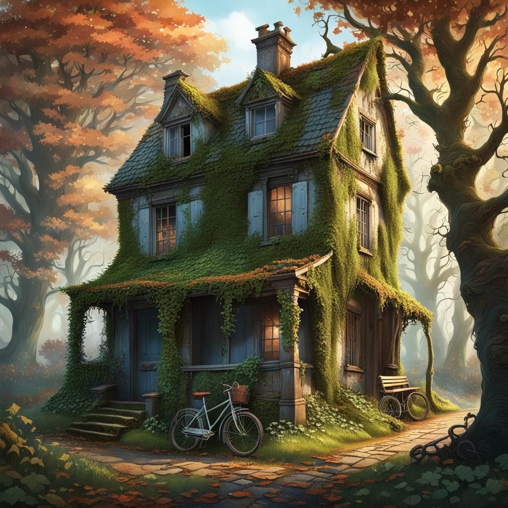 A long-forgotten and abandoned house