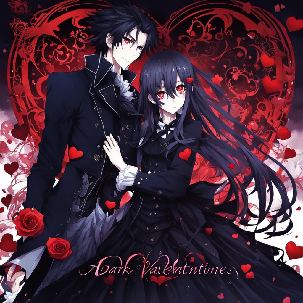 Dark Valentine in Anime Style