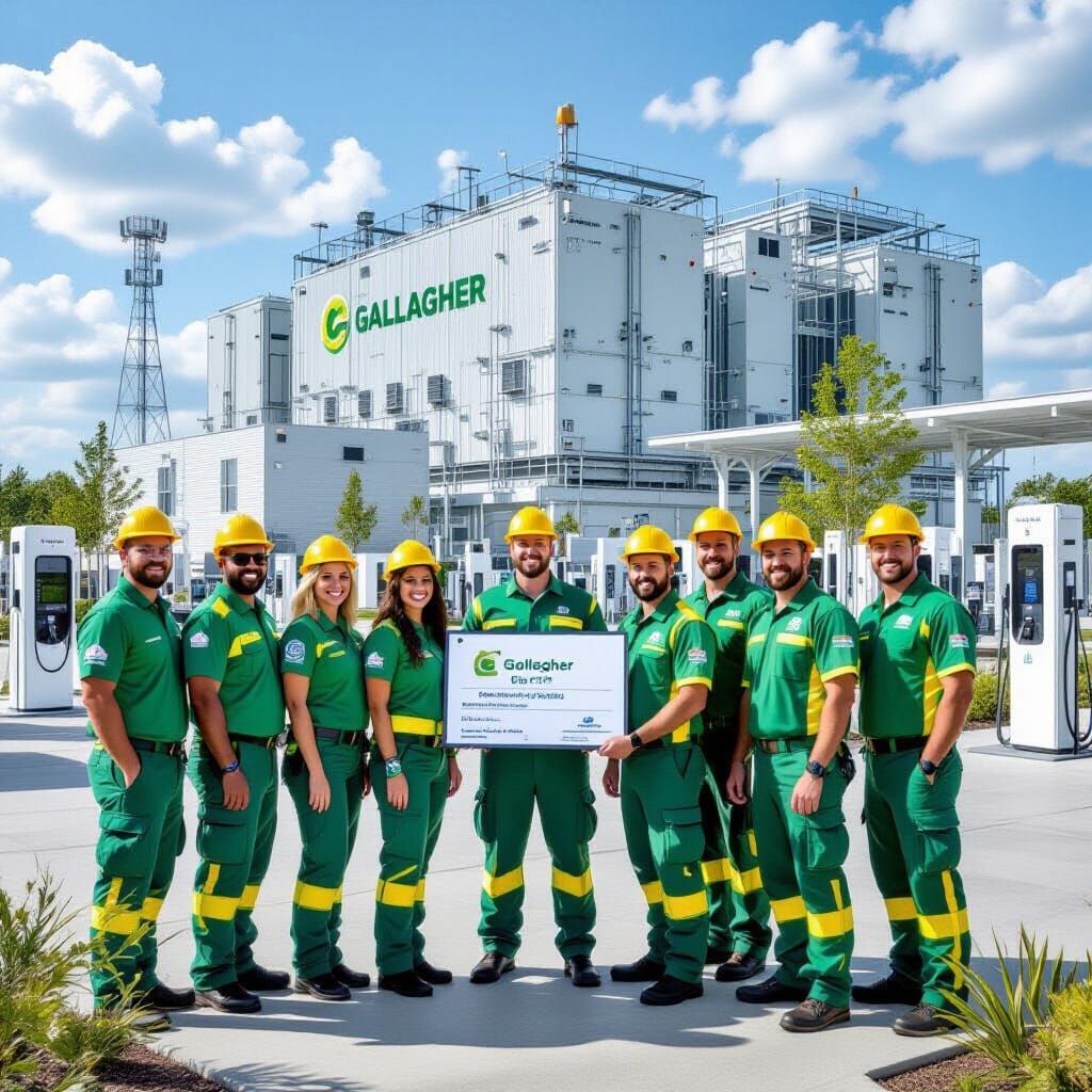 Gallagher Electric's Futuristic Battery Storage Plant