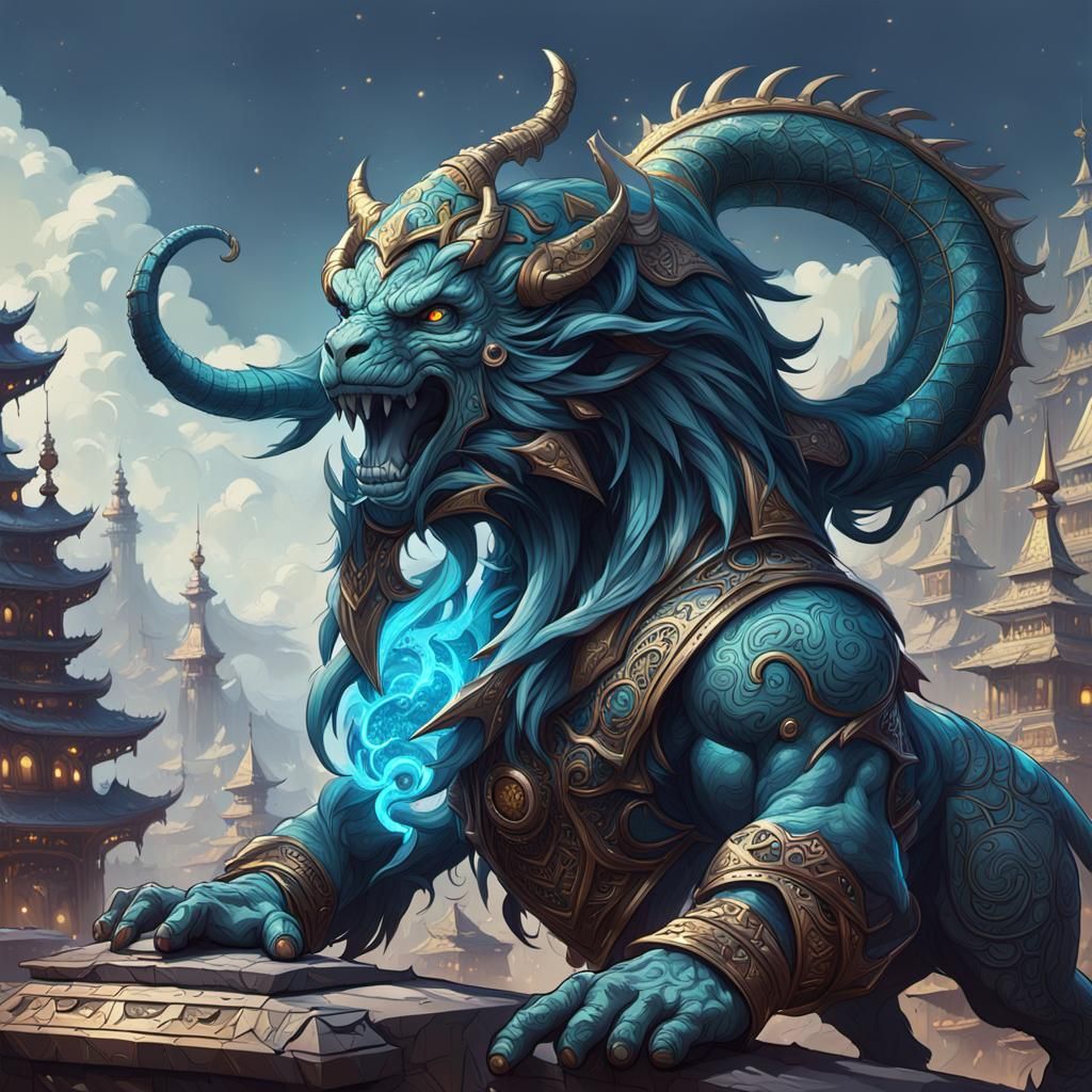 Intricate Djinn Artwork Trending on Artstation