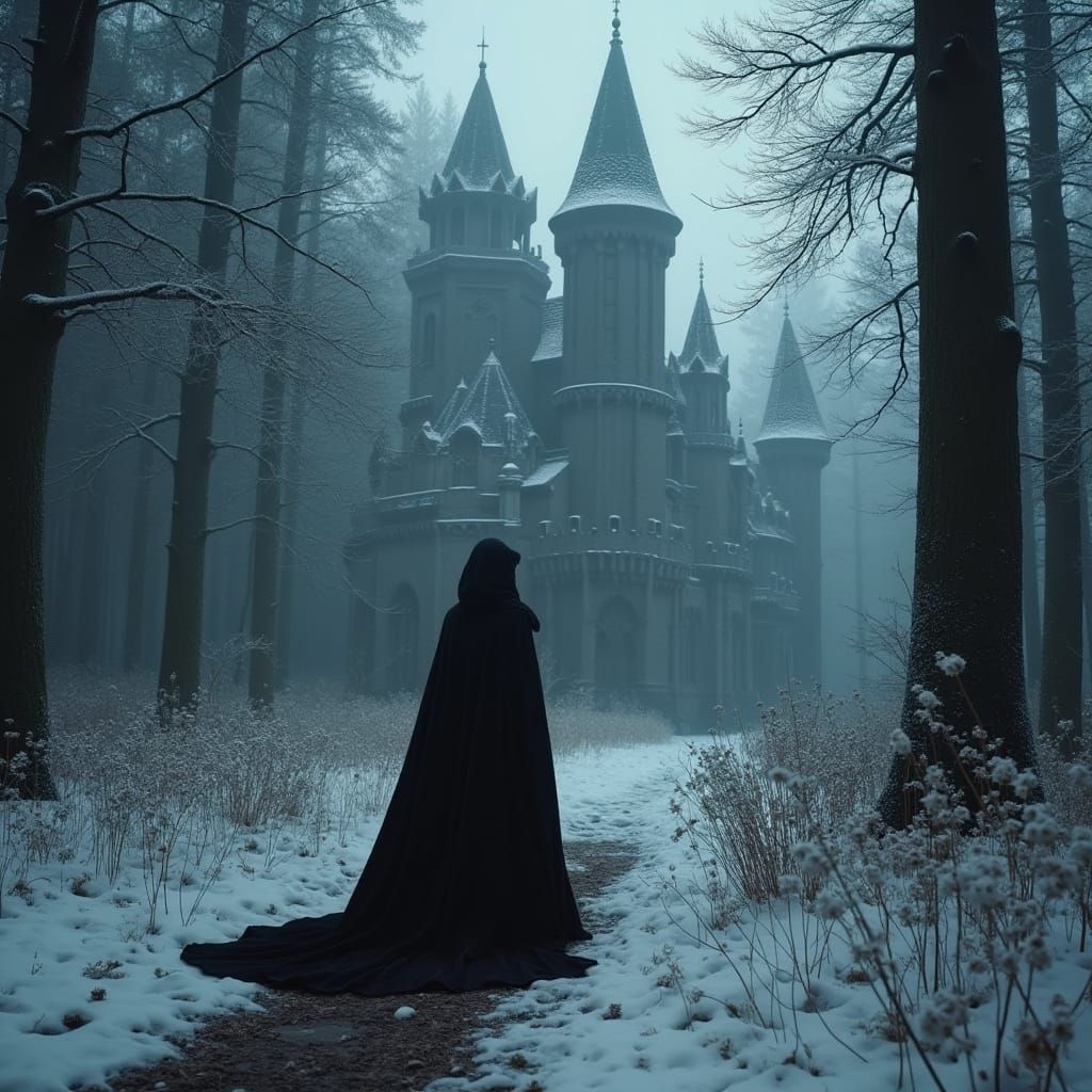 Magical Vampire Discovers Gothic Castle in Forest