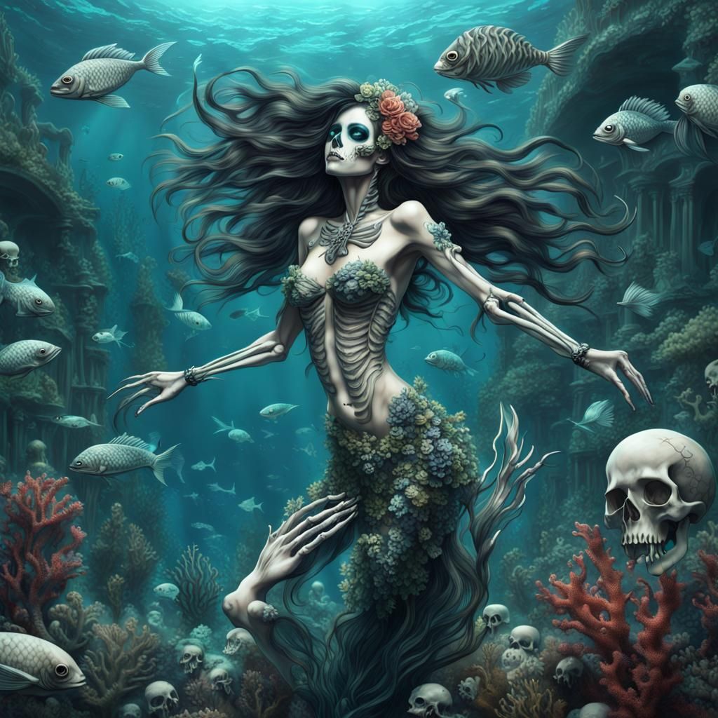 dead mermaid