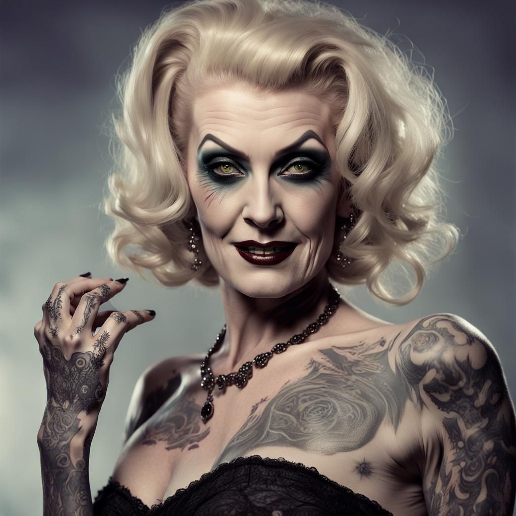 Elderly Gothic Bette Davis