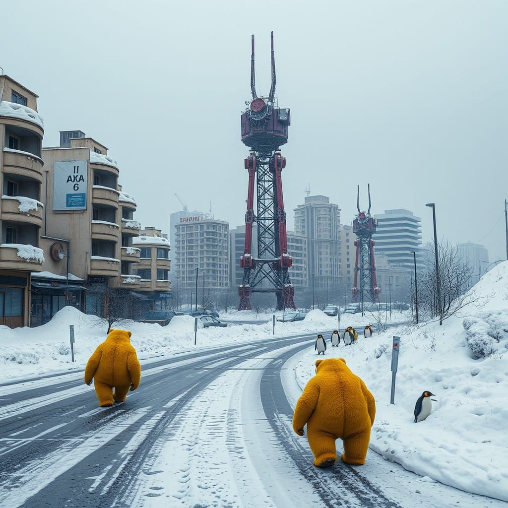 Vibrant Creatures Roam the Post-Apocalyptic Wasteland of Tel...