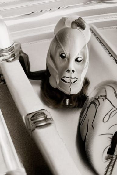 Creepy Vintage Halloween Costume Photo