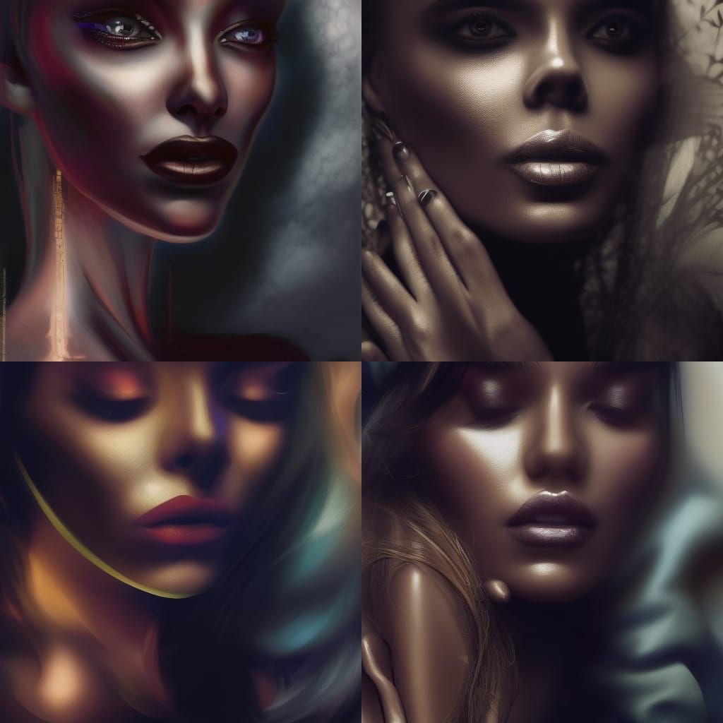 Abstract Beauty Rendered by AI
