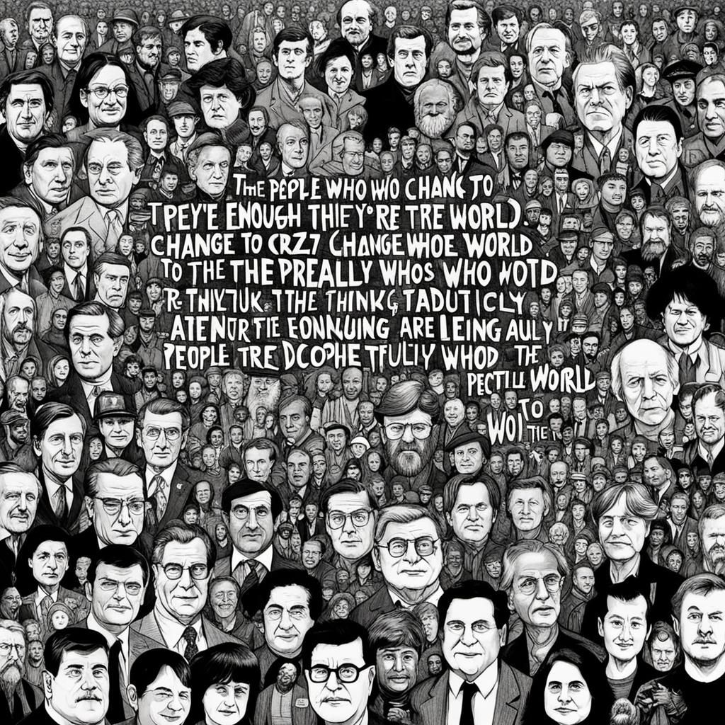 The people who think they're crazy enough to change the world are the people who actually do.