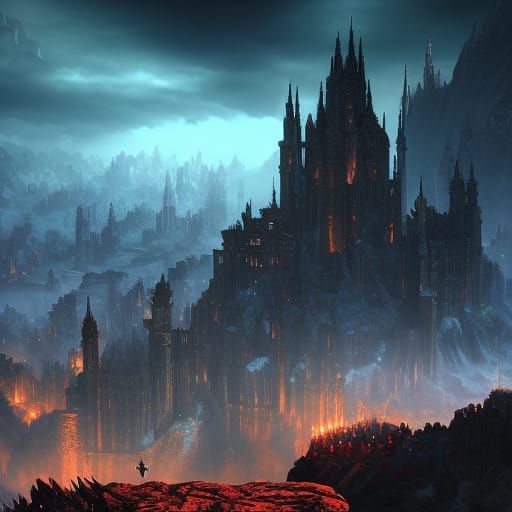 Castlevania Matte Painting in Unreal Engine 5