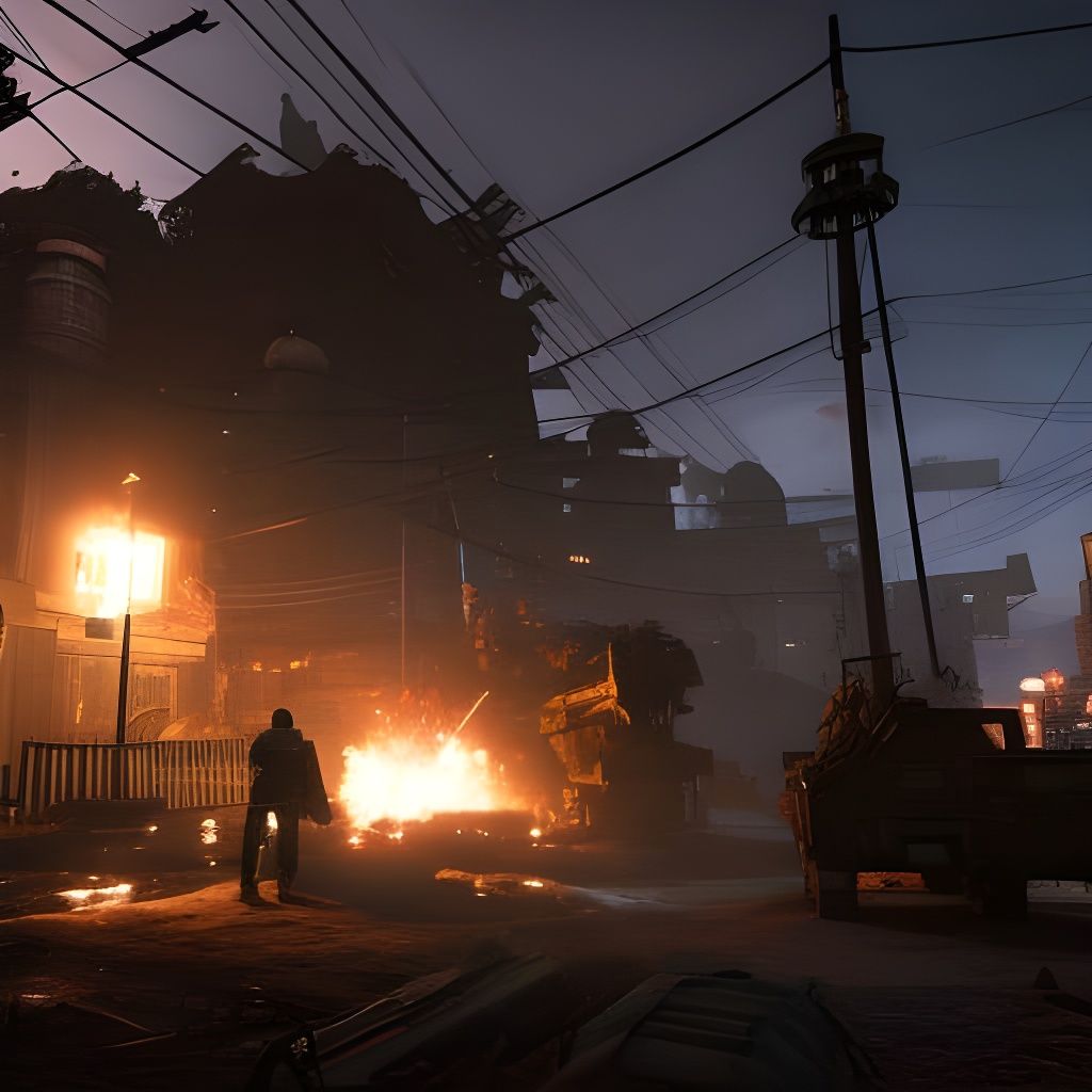 Fallout Mobile Phone in Apocalyptic Zombie Art