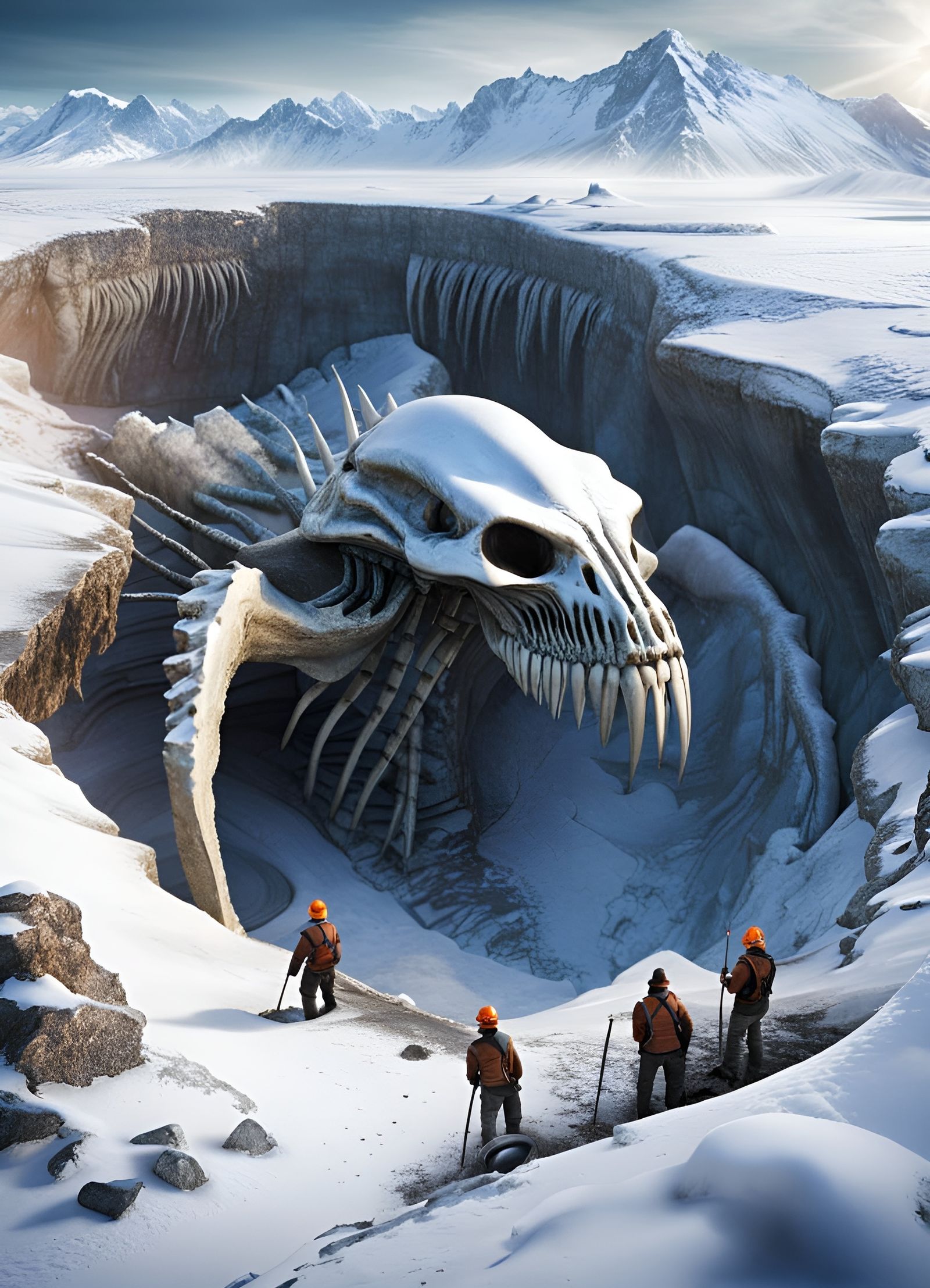 Icy Digsite Unearths Ancient Alien Creature