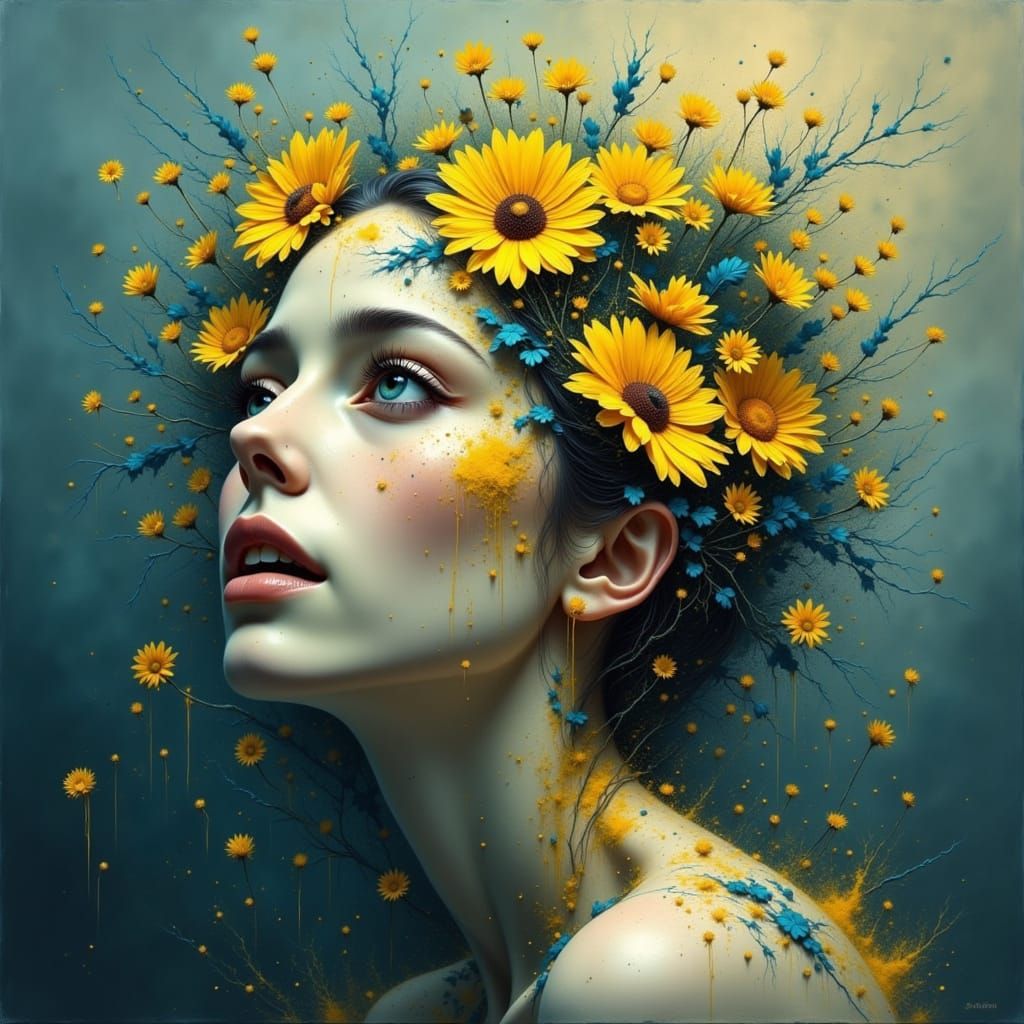 Surreal Net of Life Catches Beauty and Chaos