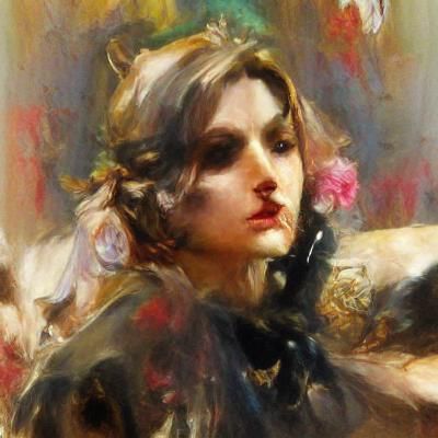 Elegant Portrait of a Woman in Soft Lighting