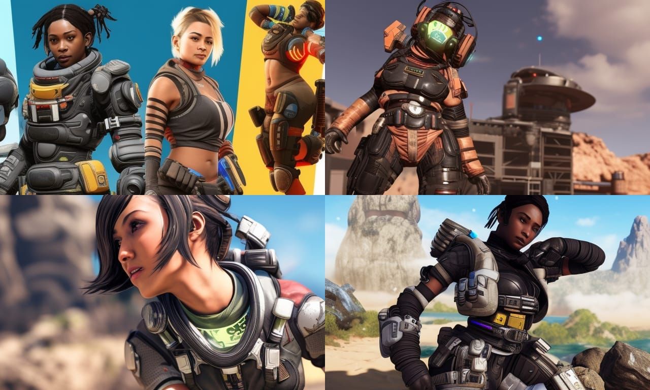 Apex Legends New Character Concept in 3D