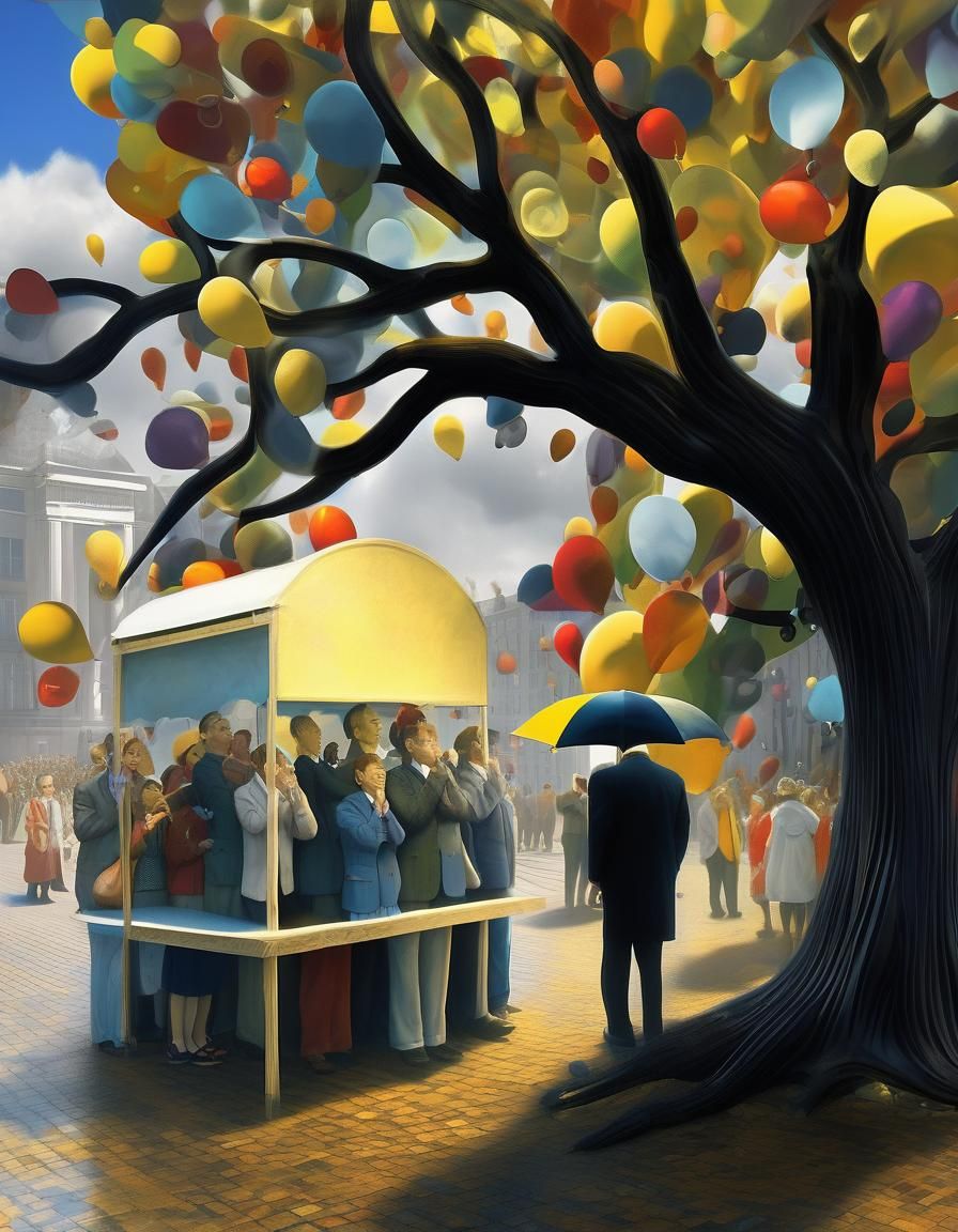 Surreal 3D Dream Reaction in Alternate Universes