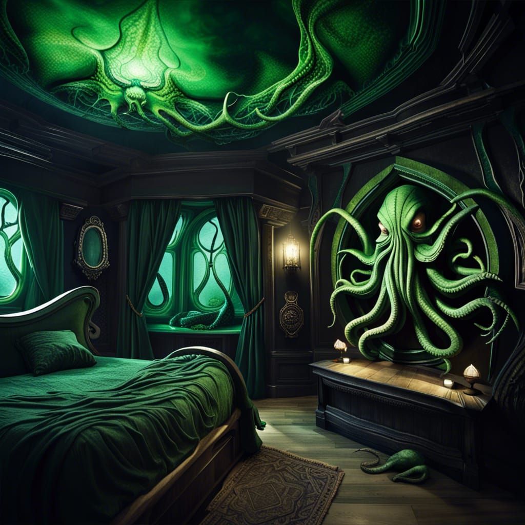 Mysterious Cthulhu Bedroom