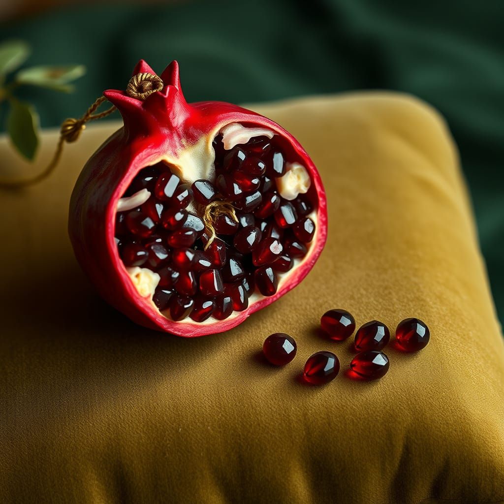 Garnet Pomegranate: A King's Gift