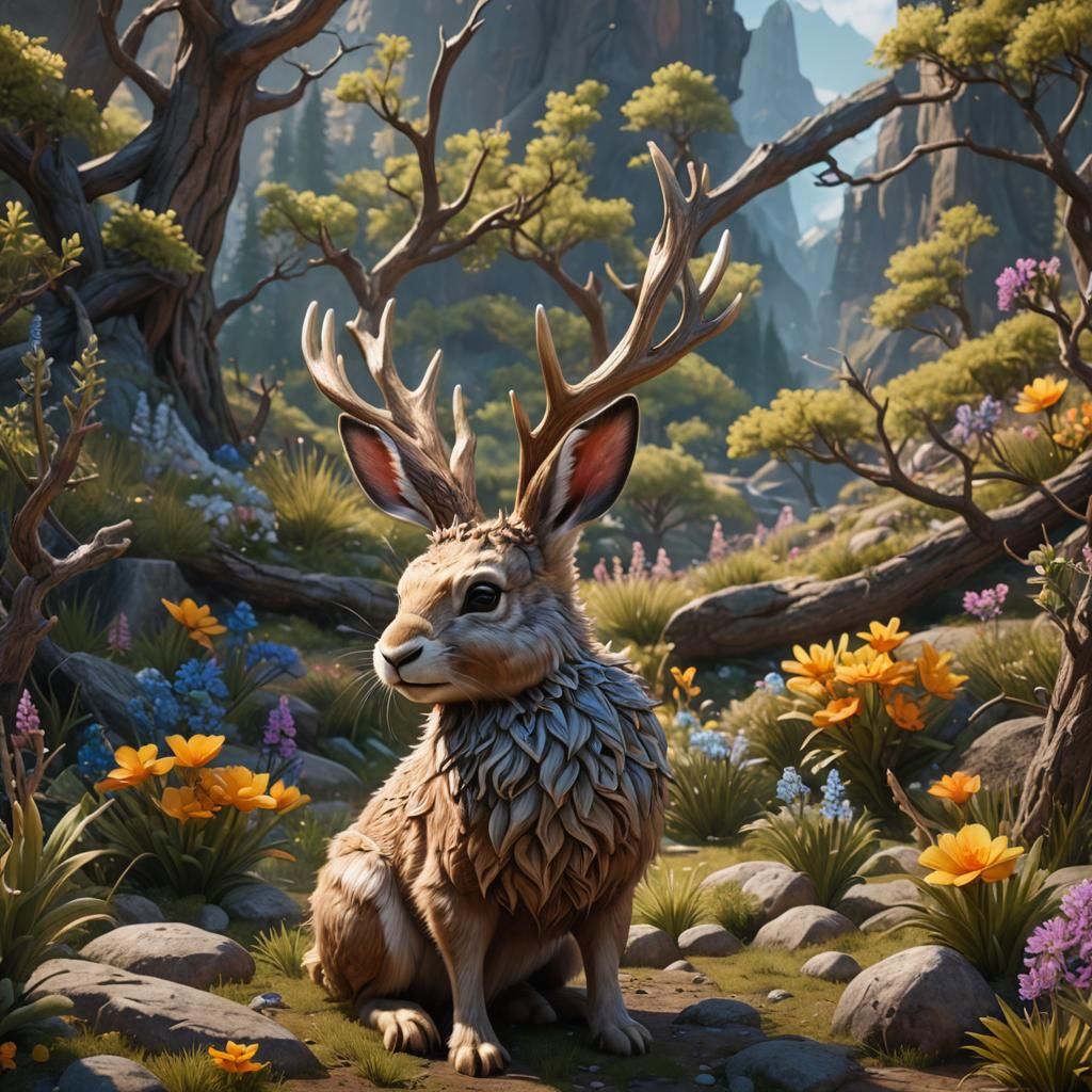 The Rare American Jackalope